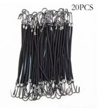 5/10/20 Pieces of Fashionable Double Hook Headband Rubber High Elasticity Design Headband Ponytail Headwear Women's Accessories