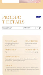 10PCS Collagen Anti Wrinkle Facial Mask Anti Aging Fade Fine Lines Firm Skin Moisturizing Brightening SkinCare Korean Cosmetics