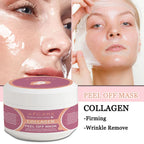 Anti Wrinkle Collagen Wrapping Peel Off Facial Mask Korean Collagen Wrapping Mask Tighten Face Lifting Moisturizing Care Mask