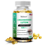 Balincer Lutein Capsules with Zeaxanthin, Vitamin, Dietary Supplement for Eye Health Support, 120/60/30 Easy-to-Swallow Softgels