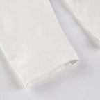 BIIKPIIK Casual Off Shoulder Solid Knitted Tops Concise Skew Collar Long Sleeve Autumn Tees For Women Sporty Irregular T-shirts