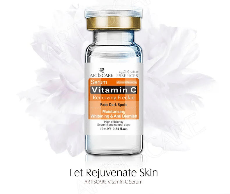 ARTISCARE Vitamin C Serum for Face Moisturizing 4Pcs Hyaluron Acid Facial Care Nourishing Essence SkinCare Products