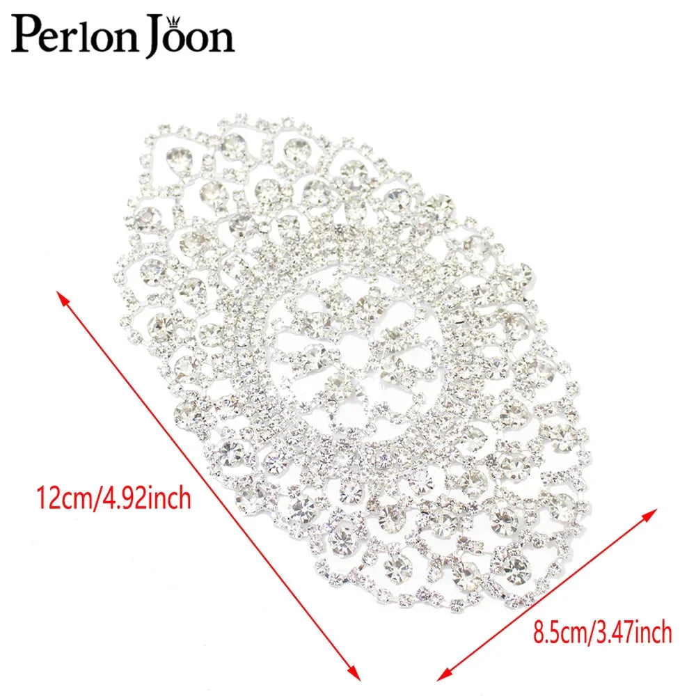 Crystal for Welding technology  patch classic DIY gold silver wedding dress Rhinestone decoration accessories  YHX061