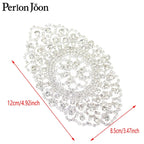 Crystal for Welding technology  patch classic DIY gold silver wedding dress Rhinestone decoration accessories  YHX061