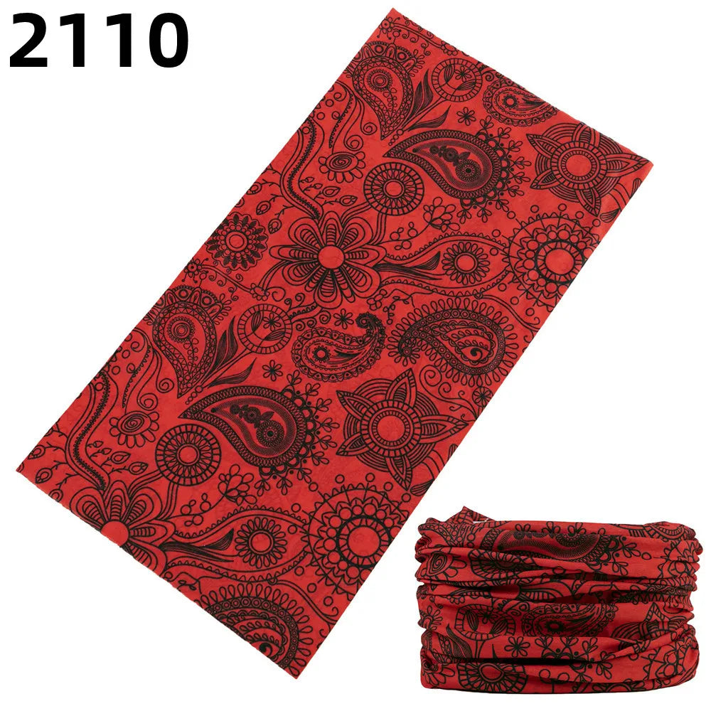 2101Unisex Climbing Hiking Scarf Sport Headwear Bandanas Motorcycle Turban Hand Band Magic Scarves Outdoor Cycling Headband Mask