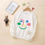Children Graphic Sweatshrits 2025 Spring Cotton Tops Girls Long Sleeve boys Pullovers Cartoon Toddler Outerwear Kids Hoodies