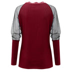 Elegant Mesh Blouse Women Slim Elastic V-neck Printed Lace Sexy Long Sleeve Top Fashion Streetwear Tops Blusas Mujer De Moda