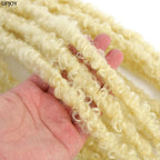 Butterfly Locs Crochet Hair 12 inch Handmade Butterfly Soft Locs Crochet Hair Extensions Synthetic Braiding Hair 12Strands/pack