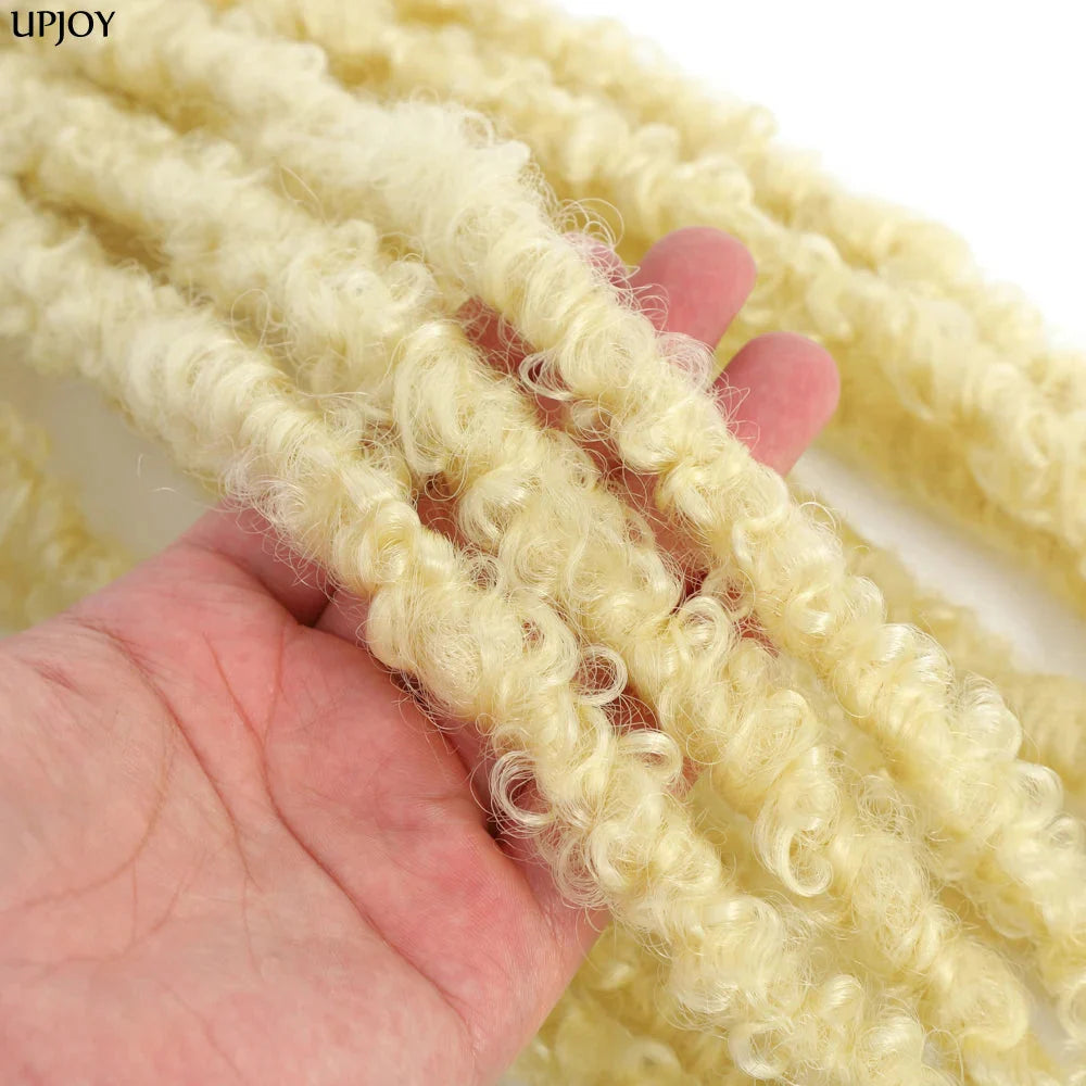 Butterfly Locs Crochet Hair 12 inch Handmade Butterfly Soft Locs Crochet Hair Extensions Synthetic Braiding Hair 12Strands/pack