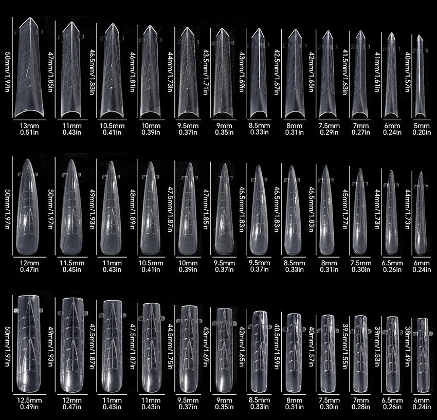 120Pcs Nail Forms For UV Gel Quick Building Extension Top Molds Dual Forms Acrylic Nail Art Tips Nails Accessories Tools