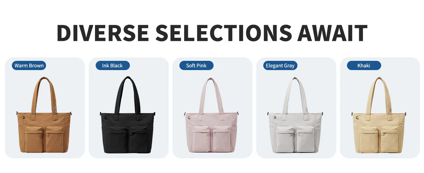 AJI Shoulder Bag For Women 2025 New Fashion Crossbody Bag Wear-Resistant Waterproof Nylon Female Handbags Ladies Messenger Bag