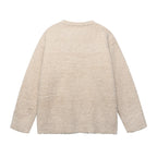 2025 Autumn and winter men's and women's American retro fun cute cat jacquard knitted sweater loose and lazy couple's top