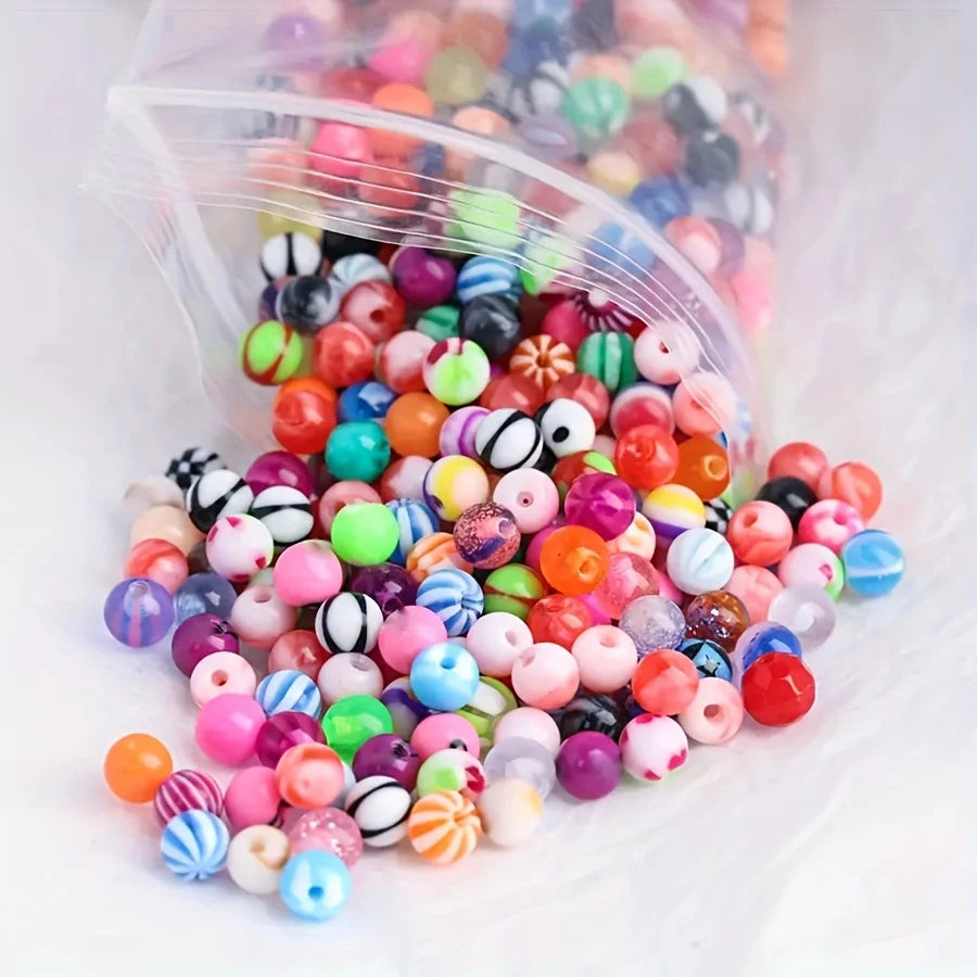 10/50/100pcs Men's Acrylic Round Balls Assorted Varieties Suitable For DIY Piercing Jewelry Such Earrings/Tongue/Navel Rings
