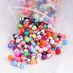 10/50/100pcs Men's Acrylic Round Balls Assorted Varieties Suitable For DIY Piercing Jewelry Such Earrings/Tongue/Navel Rings