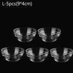10/5/3/1pcs Facial Mask Bowl Mixing Bowl Acrylic Oil Bowl Set Face Mud Mixing Brush Applicator Beauty Salon DIY Skin Care Tools