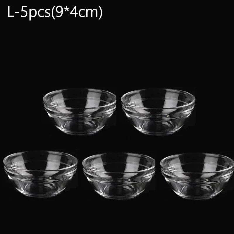 10/5/3/1pcs Facial Mask Bowl Mixing Bowl Acrylic Oil Bowl Set Face Mud Mixing Brush Applicator Beauty Salon DIY Skin Care Tools