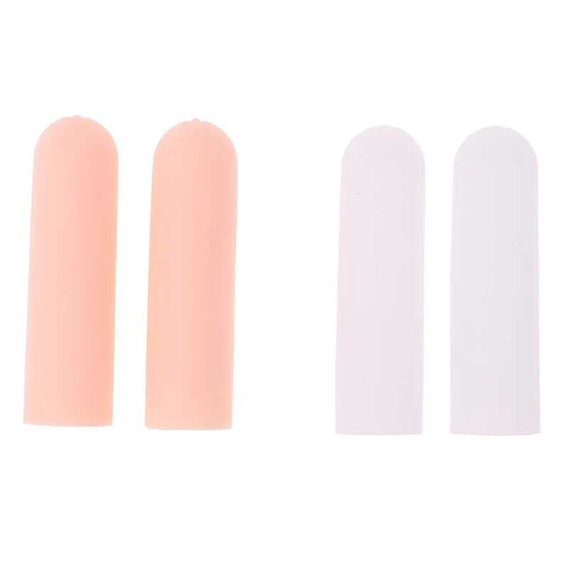 10 Pcs Silicone Finger Cot Gel Finger Protector Fingers Brace Support Gloves For Feneral toe / finger protection
