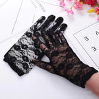 Best Sale Sailor Dance Long Fingerless Womens Sexy Lace Gloves Ladies Half Finger Fishnet Gloves Heated Mesh Mitten Handschoenen