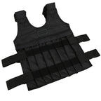20kg Weighted Vest with 16 Pouches for Sand or Steel Plates, Perfect for Losing Weight and Enhancing Exercise Performance