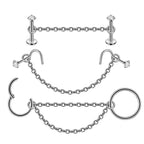 Dreamlee ASTM G23 Titanium Connector Chain For Nose Ring Hoop Clicker Cartilage Helix Body Piercing Jewelry Accessory
