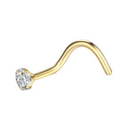 1PC Titanium 18G /20G 1.5/2/2.5/3mm Zircon Gem Nose Stud Piercing Screw Prong CZ Nostril Earring Nariz Piercings Sexy Jewelry