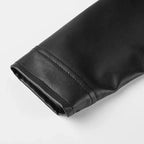 Baby Boys' Leather Jacket Spring and Autumn Children's PU Jacket Casual Motorcycle Jacket Girl Coat