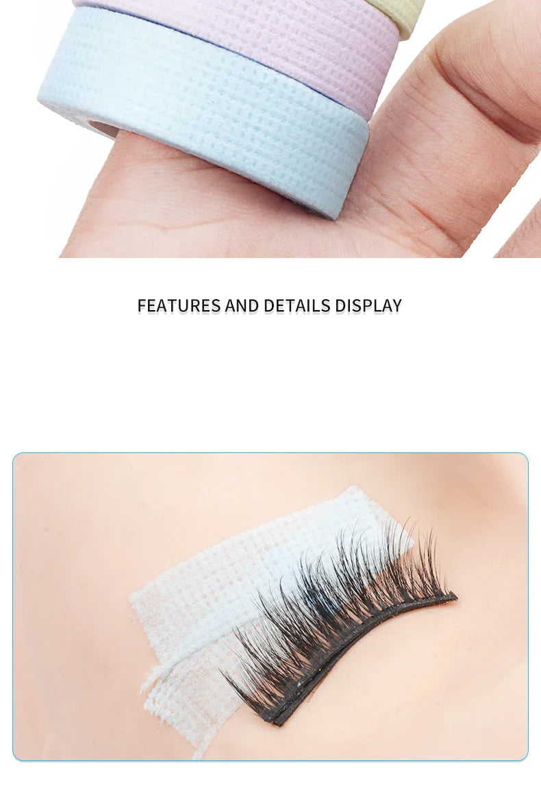 10 Rolls Eyelash Tape For Lash Extension Breathable Non-woven Tape Under Eye Pads Adhesive Eye Stickers Makeup Tools Eye Patches