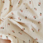 2025 Japanese Summer New Women's Pajama Set 100% Cotton Crepe Cloth Ladies Suspender+Shorts Two Piece Home Furnishing Set