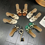 2025 Summer new arrival,fashion style grids high heel slippers for woman,thick heel outwear beach sandals for women