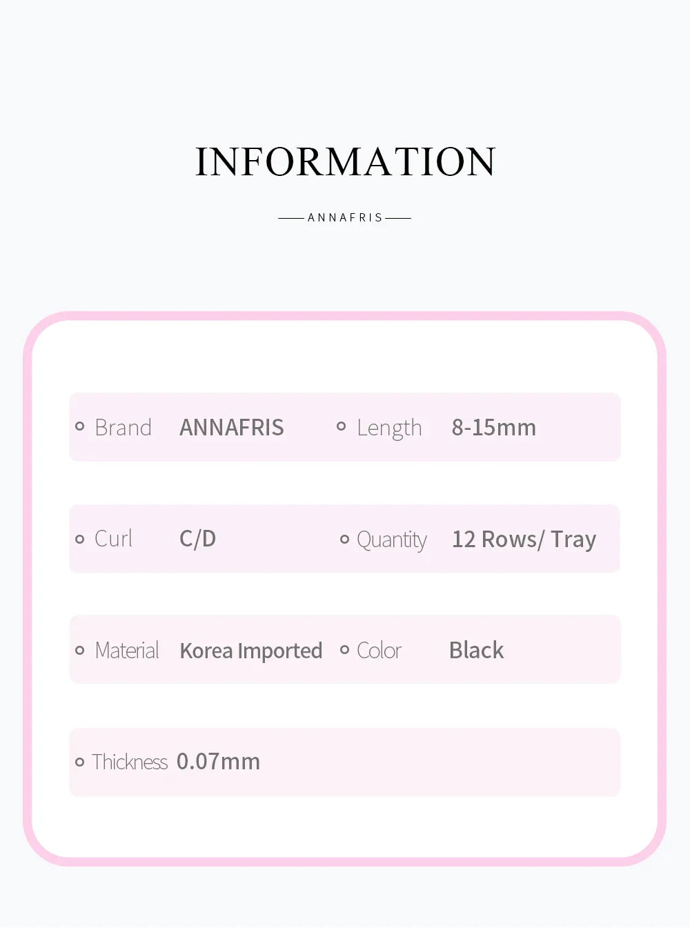 ANNAFRIS W Shape 6D Volume Eyelash Extension False Mink Soft Natural Premade Fans Lash 6D W Shaped Easy Faning Eyelashes