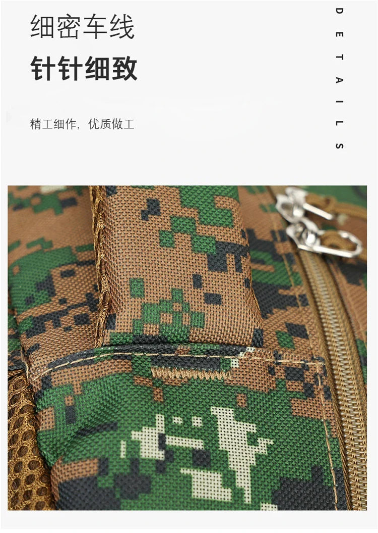 Camouflage Tactical Backpack for Men Large Capacity Outdoor PUBG Style Waterproof Travel School Bag Multifunctional for Daily Us