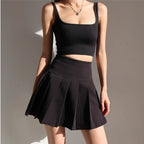 American School Y2k Style Summer Short Pleated Skirt For Women 2024 High Waist Sexy Hotsweet Mini Skirts Female