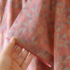 2025 Spring/Summer New Women's Pajama Set 100% Cotton Short Sleeve+Capris Two Piece Set for Large Flower Thin Home Furnishing