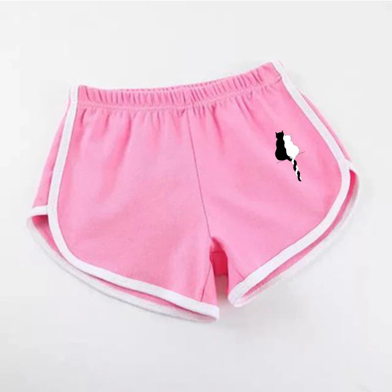Cotton Sports Shorts Summer Yoga Dance Pants Breathable Workout Running Shorts Dolphin Shorts for Women Sports Shorts