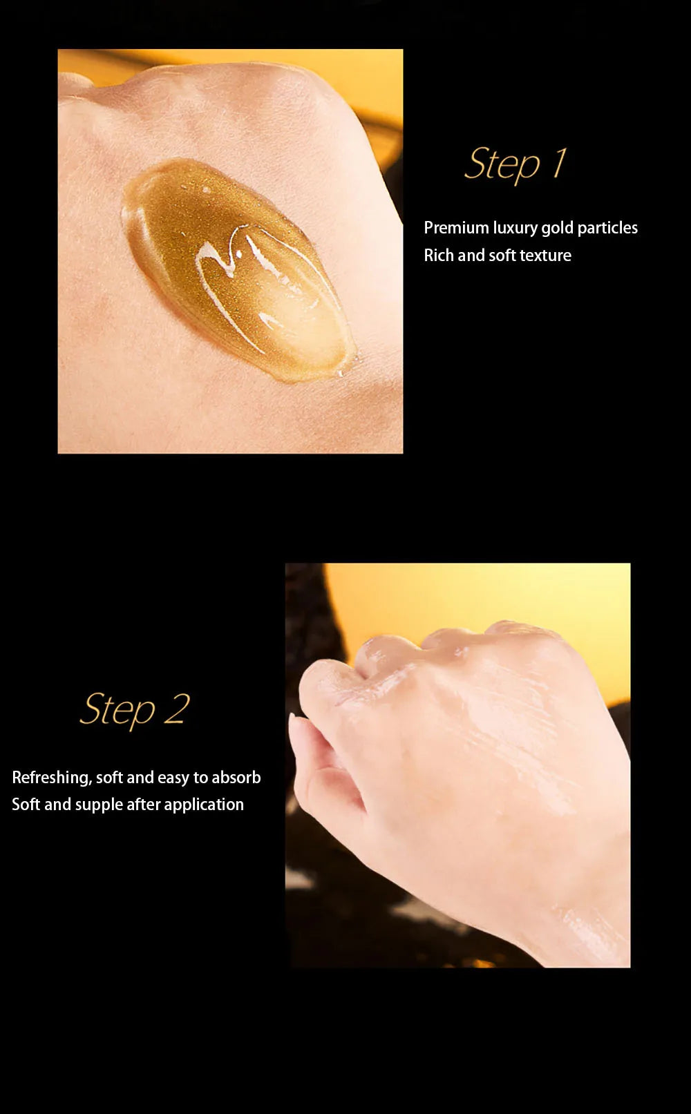 50g Seaweed Gold Foil Face Cream Moisturizing Firming Skin Oil Control Firming Day Cream Repair Damaged Cells Face Cream