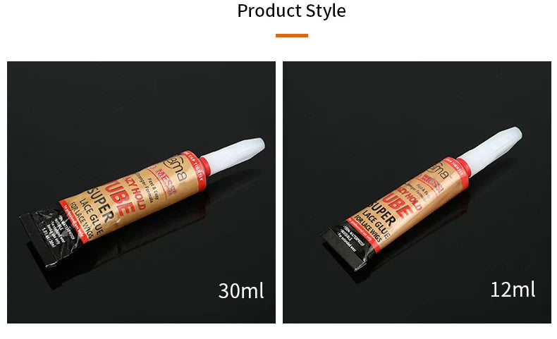 Brand BMB Crazy Hold TUBE Super Lace Glue For Wigs Waterproof Invisible Bonding Glue Replacement Adhesive Strong Hold Hair Glue