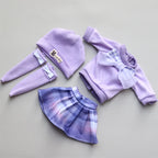 Cartoon Style Clothes Suit for 1/6 Bjd Doll Accesssories for 30cm Baby Doll Dress Up Toys for Children