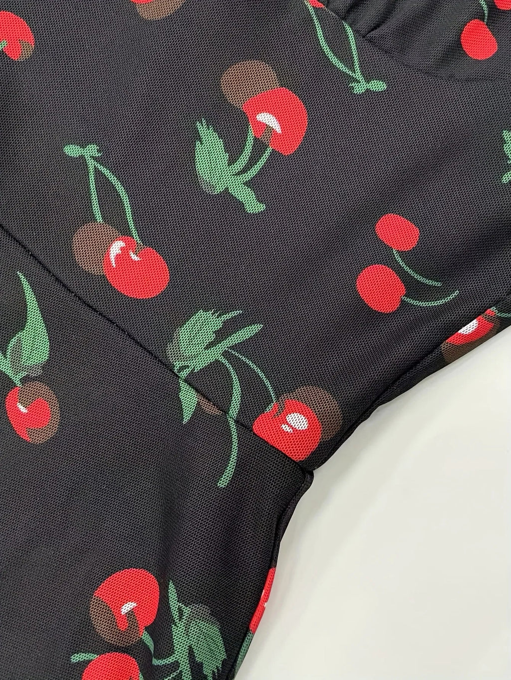 Cherry Printed Vintage Summer Dresses Y2kWomen Swing Robe Party Dress 2025 New Casual Vestidos Sexy Strapless A-Line Sundresses