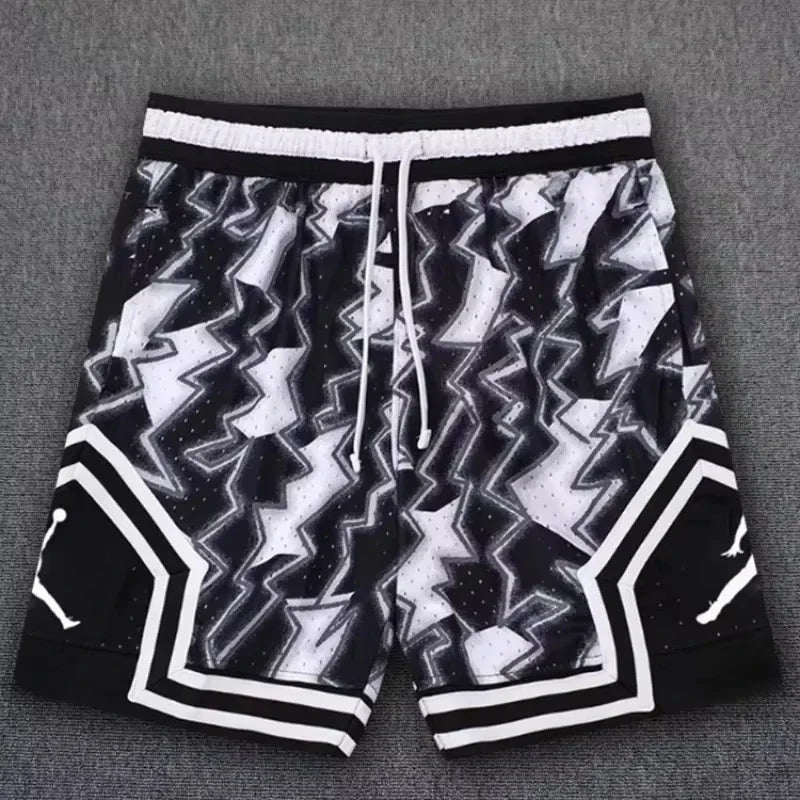 American Flyer - Men's and Women's Basketball Shorts, Sports Shorts, Running, Casual, Quick-drying, Breathable, Summer.