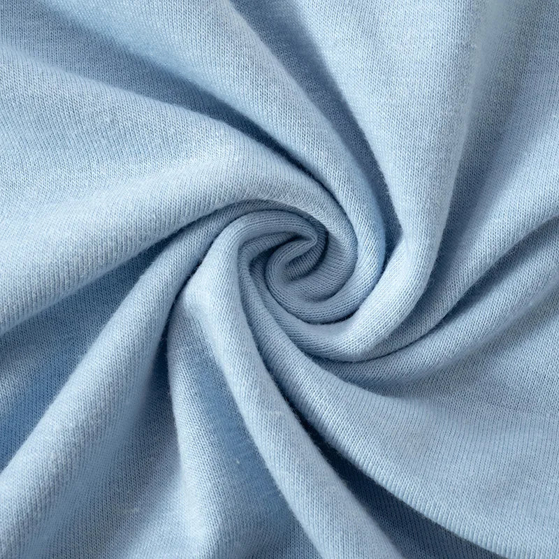 Cute 2000s Aesthetics Letter Print Blue Baby Tees Y2K Streetwear O-neck Short Sleeve Crop Tops Women Fashion 2023 Slim