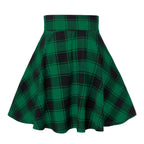 Black Checkered Women's Gothic Skirt Women Pleated Plaid Skirts Spring Autumn Girl Hip Hop Female Punk Goth Mini Skirt Clubwear
