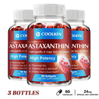 Astaxanthin 24mg - with Ashwagandha, Grape Seed Oil Extract - for Joint, Brain, Immune and Heart Support Diet