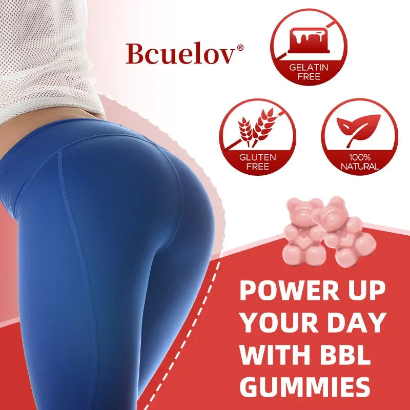 BBL Gummies - Increase Natural Curves, Promote Buttock Growth, Reduce Fat Mass and Shapes Buttocks