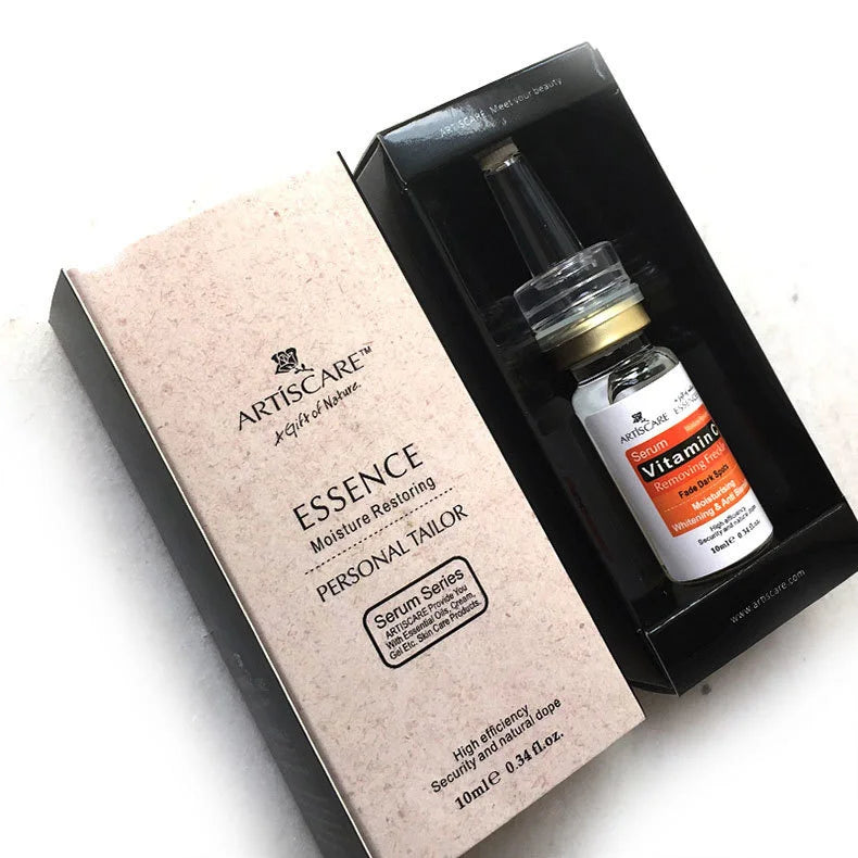 ARTISCARE Vitamin C Serum for Face Moisturizing 4Pcs Hyaluron Acid Facial Care Nourishing Essence SkinCare Products
