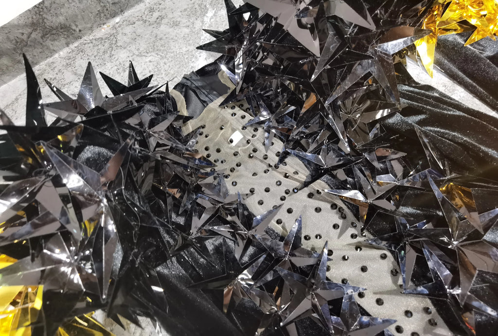 2025 New Shiny Black Rhinestone Velvet Long Sleeve Bodysuit Women Evening Party Club Gala Hosts NightClub Bar Stage Costumes