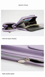 Buylor сумка для телефона PU Leather Cell Phone Bag Fashion Crossbody Bag Luxury Designer Ladies Shoulder Bag With Small Wallets