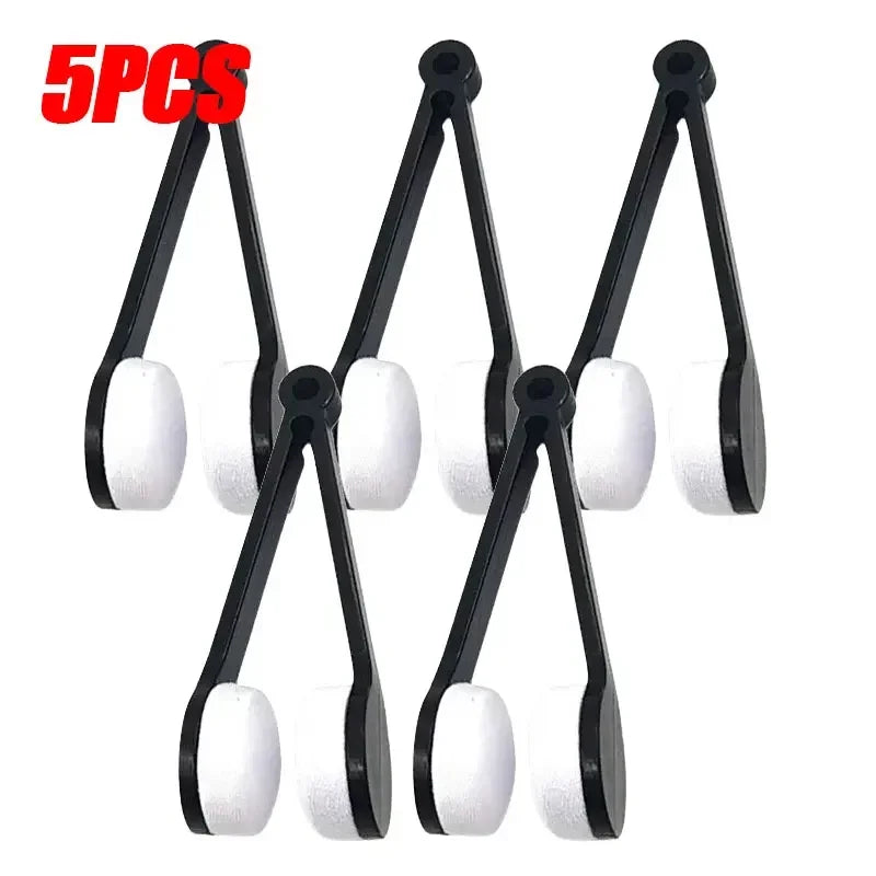 10/5/1pcs Portable Multifunctional Glasses Cleaning Rub Eyeglass Sunglasses Spectacles Microfiber Cleaning Brushes Wiping Tools