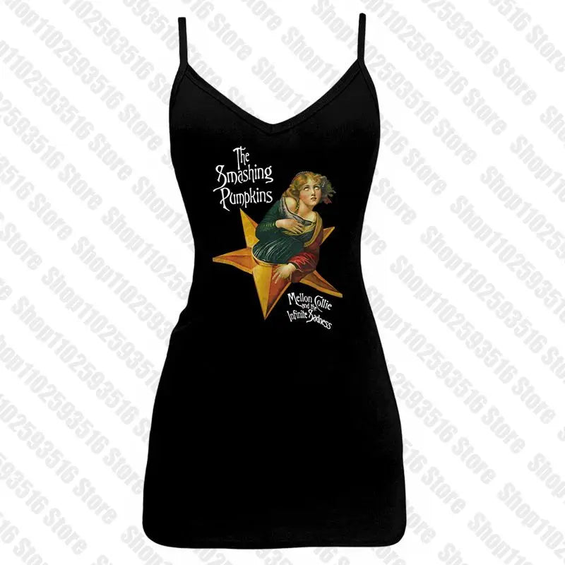 Aesthetic Tops for Women Crop Top Women 2000s Tops With Suspenders Gothic Clothes Vintage Clothing Harajuku Grunge Clothes Y2k