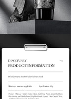 Blackhead Remover Mask Bamboo Charcoal Shrink Pores Acne Black Head Removal Cream Nose Cleansing Black Peel Off Masks Skin Care