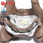 Angelkiss Women Handbags Leopard Bag Top-handle Handbag Fashion Satchel Dumpling Pack Shoulder Bag Tote Bag Hobos Large Purse